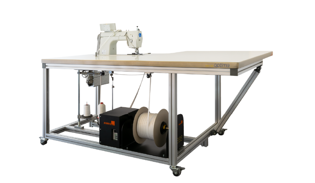 Semi-automatic SEG Keder sewing machine SM Optima with SEAS